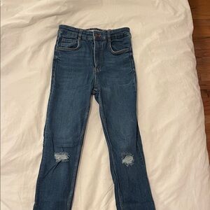 Zara TRF Blue Women's Skinny Jeans